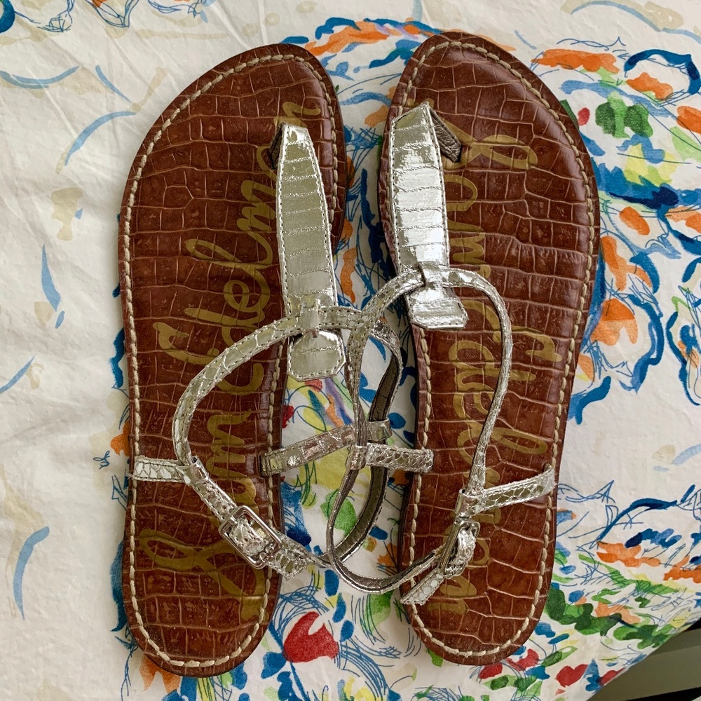 Silver Boa Sam Edelman Gigi Thong Sandal